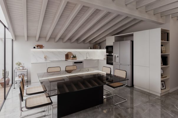 Sottotetto con area esterna